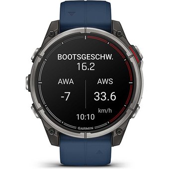 Garmin quatix 8 Sapphire Amoled mit Silikonarmband Ref. 010-02904-51 - Multisport GPS Smartwatch