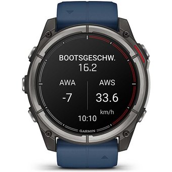 Garmin quatix 8 Sapphire Amoled mit Silikonarmband Ref. 010-02905-91 - Multisport GPS Smartwatch