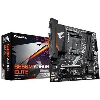 Placa-Mãe Gigabyte B550M Aorus Elite Rev. 1.3, AMD AM4, Micro ATX, DDR4, Preto - B550M AORUS ELITE