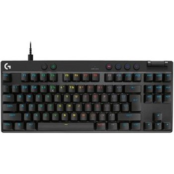 Teclado Gamer Logitech G PRO X TKL RAPID, Switches Magnético-analógicos, Modo Rapid Trigger, Layout US, Preto - 920-013131
