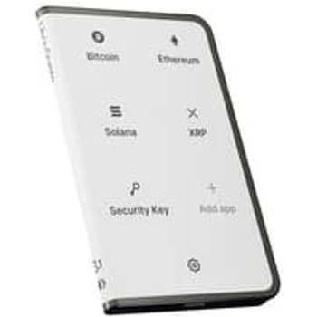 Carteira para Criptomoedas Ledger Stax, Preta - STAX-ENDEPT