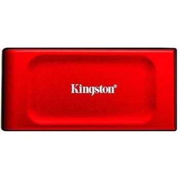 SSD Kingston XS1000, 1TB, Portátil, USB 3.2 Gen 2, Leitura: 1050 MB/s, Gravação: 1000 MB/s, Vermelho - SXS1000R/1000G