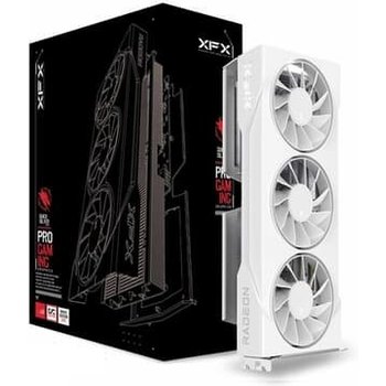 Placa de Vídeo XFX RX 9060 XT OC White AMD Radeon, 16GB, GDDR6, 128bits, 20 Gbps, Triple Fan, FidelityFX, RDNA 4 - RX-96TS316W7