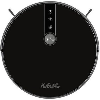 Robô Aspirador de Pó KaBuM! Smart 500, Recarregamento Automático, Filtro HEPA, Controle via Aplicativo, Preto - KBSF000