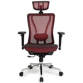 Cadeira de Escritório Ergonômica DT3 Moira, Até 150kg, Apoio de Cabeça e Braço 3D, Cilindro Classe 4, Red - 11216-1
