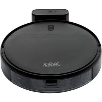 Robô Aspirador e Passa Pano KABUM! smart 100 - 5 Modos de Limpeza, Sensor Anti-Queda, Base de Carregamento - Bivolt - Preto - KBSF007