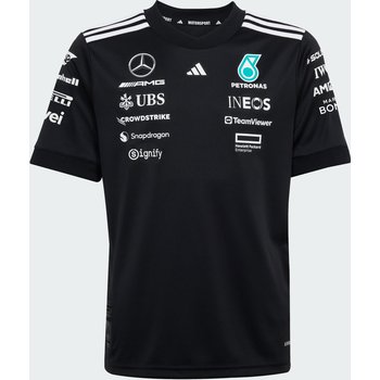Camisa Mercedes - AMG Petronas Formula One Team White Black Infantil Kids adidas