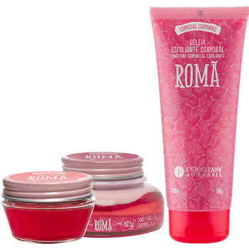Combo Banho Esfoliante e Hidratação Romã