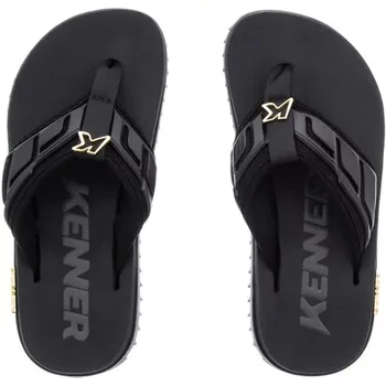 Chinelo Kenner Kivah Tecido Preto
