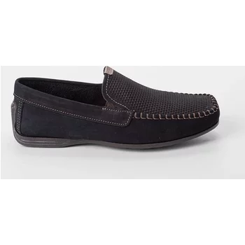 Mocassim Masculino Pegada Confort Original Couro Preto