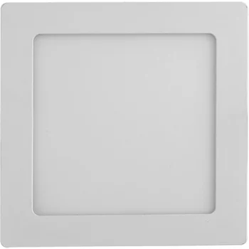 Plafon Led De Embutir Quadrado Branco 12W Panel - LED BRANCO QUENTE (3000K)
