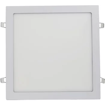 Plafon Led De Embutir Quadrado Branco 24W Panel - LED BRANCO FRIO (6000K)