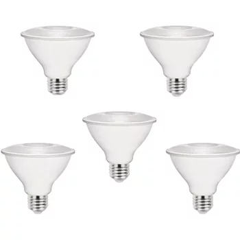 Kit 5 Lâmpadas Par30 Led 9W E27 900Lm 25° 3000K