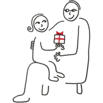 Eva Gans | Verjaardagskaart | Opa | Cadeau | Vierkant