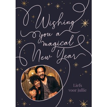 Nieuwjaarskaart | Magical new year | Met foto en tekst