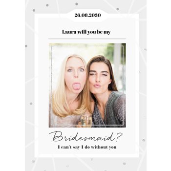 Huwelijkskaart | Bridesmaid