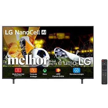 Smart TV LG NanoCell AI 4K NANO80 de 50 polegadas 2025 - 50NANO80ASA
