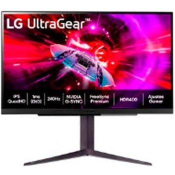 Monitor Gamer LG UltraGear™ 27GR83Q-B Tela IPS 27’’, QuadHD, 240 Hz, 1ms (GtG), NVIDIA G-SYNC, AMD FreeSync™ Premium HDR400 - 27GR83Q-B