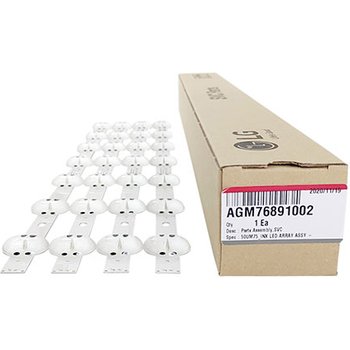 Kit régua de LED TV LG 50UM7500PSB, 50UM7510PSB, 50UM751C0SB - AGM76891002 - AGM76891002