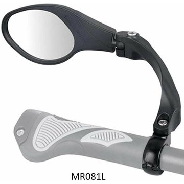 AYYQH - 1 miroir de vélo, vélo électrique, VTT, miroir de vélo, rétroviseur de vélo, guidon court, 360 degrés rotatif, réglable, rotatif, cyclisme, miroir piscine