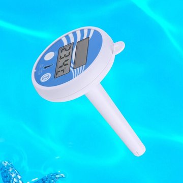 1 pc Thermomètre numérique grand flottant XINUY - Facile à lire, pour la température de l'eau incassable avec ficelle pour piscines extérieures et intérieures