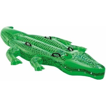 1 pièce bouée grand crocodile à chevaucher TUMALAGIA pour piscine Vert