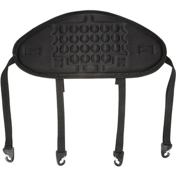 Asupermall - 1 Piece De Dossier De Siege De Canoe Kayak Reglable Dossier De Siege Coussin De Dossier Avec Coussin Antiderapant Noir