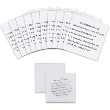 Fei Yu - 10 morceaux de ruban auto-adhésif de réparation de tente de piscine