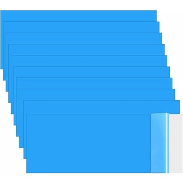 10 Pièces Patchs De Réparation Rectangles en pvc Autocollants Rustine de Réparation Étanche Outil de Réparation Patch Élastique de 10 25 cm pour