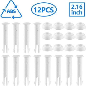 Llove - 12 Pcs Goupilles De Joint De Piscine En Plastique Et Joints En Caoutchouc,Pour Piscines à Ossature MéTallique Rondes Hors Sol Intex