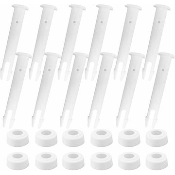 12 pcs Goupilles De Piscine,goupilles goupilles de Rechange,Joints de Piscine en Plastique,Goupilles en Plastique,Joints de Piscine,Broche pour Cadre