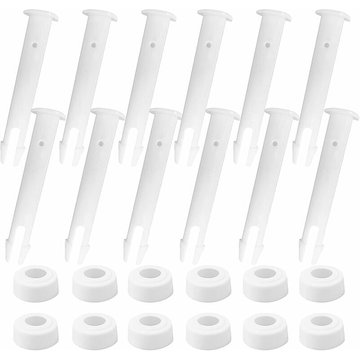 Tanabata - 12 pcs Goupilles De Piscine,goupilles goupilles de Rechange,Joints de Piscine en Plastique,Goupilles en Plastique,Joints de Piscine,Broche
