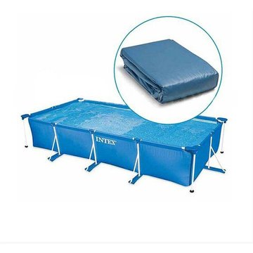 Intex Piscine Liner 1,6m x 2,6m x 0,65m pour petite piscine rectangulaire à armature