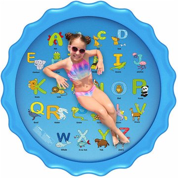 Ocxin - 170CMx10CM Piscine gonflable Summer Splash Sprinkle Sprinkler Playmat Outdoor Water Play Mat Jouet pour enfants Enfants tout-petits (Type b