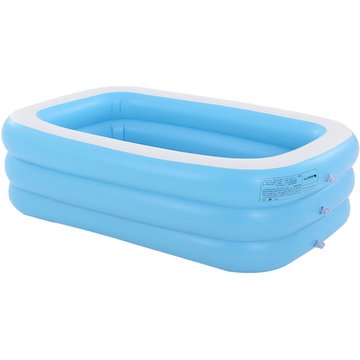 180cm Piscine gonflable Carrée Baignoire Pour Enfants Maison Extérieur