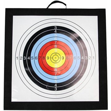 1pcs cible de tir a l'arc eva panneau de cible en mousse arc pratique equipement de tir a l'arc 50x50x6cm, modele: multicolore