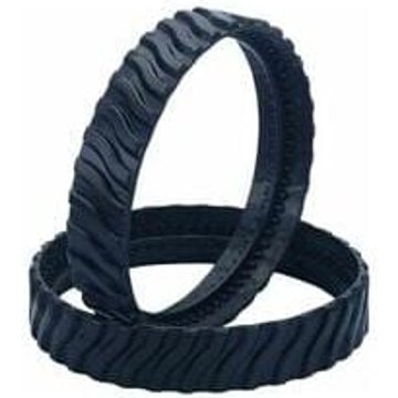 Litzee - 2 chenilles adaptables pour Zodiac MX6 MX8 MX9, pneus de Robot Nettoyeur Piscine Baracuda R0526100