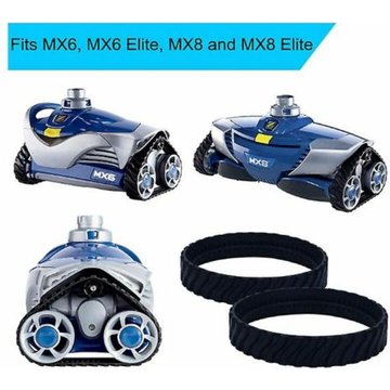 Monly - 2 Chenilles de remplacement pour Robots MX8 et MX6 zodiac