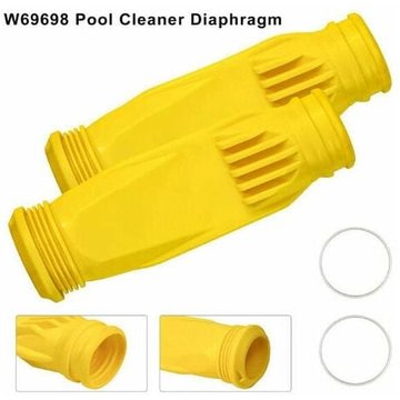 2 lots de membrane à longue durée de vie w69698 avec anneau pour nettoyant de piscine G3 G4