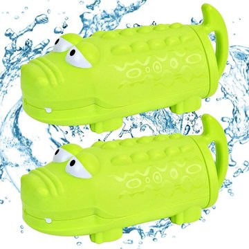 2 Pack Jouet L'été pour Piscine à Eau avec,Jouet Piscine,pour Les fêtes Estivales en Plein air, Piscine extérieure, Jardin et Plage (Crocodile)