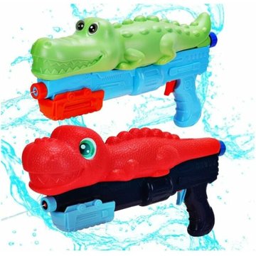2 Pcs Pistolets à Eau WAHAISON Water Pistol, Pistolet à Eau 700ml, Pistolet à Eau Crocodile, Pistolet à Eau Dinosaure, Super Pistolet à Eau pour Adultes et Piscine