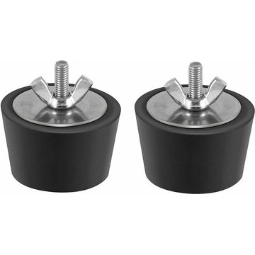 2 Pièces Bouchon Piscine Diamètre 32-38mm Bouchons d'hiver en Caoutchouc avec Boulons Acier Inoxydable Antigel Produit Hivernage Piscine par Le Gel