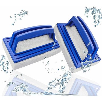 Tanabata - 2 Pièces Brosses éponge de Piscine Brosse de Mur de Piscine Brosse de Piscine Outils de Nettoyage Brosse de Piscine avec Poignée pour