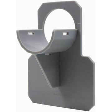 2 supports de tuyau de piscine Gris - Soutien des tuyaux de 30 à 37 mm