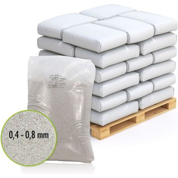 Quarzwerke GmbH Sable de Quartz 0,4-0,8 mm 25 kg 1000 kg pour piscine