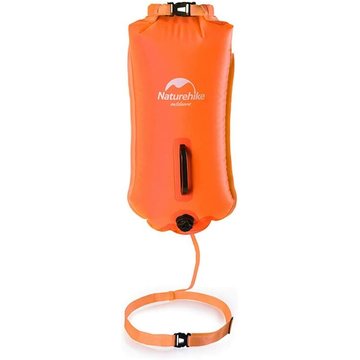 28L Flotteur de Remorquage avec Ceinture Réglable Bouée de Natation Gonflable en Eau Libre pour Nageurs et Triathlètes Haute Visibilité