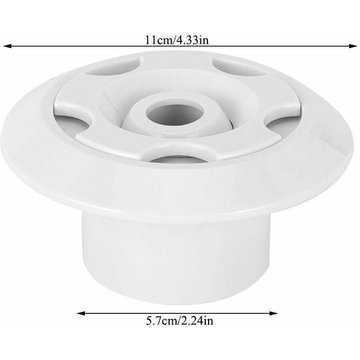 Buse de Massage Rotative 360° 2 pouces Blanche Pour Piscine - KINARITO Accessoire Spa