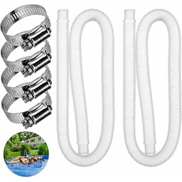 2 pcs tuyau de remplacement de piscine pour pompe de filtre de piscine (59x1,25 pouces) Simplicity