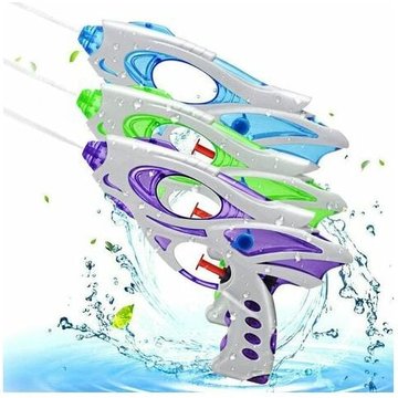 Cham - 3 Packs Pistolet à eau pour enfants pistolet à eau, pistolet à eau de fête, plage de baignade, piscine d'été, jouets de plage de bain