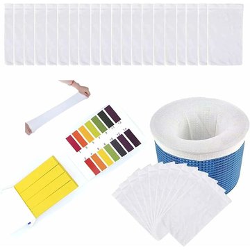Tanabata - 30 Pcs Chaussettes d'écumoire de Piscine, Filtre d'écumoire de Piscine Panier filtrant en Nylon élastique de Maille de Filtre de Piscine